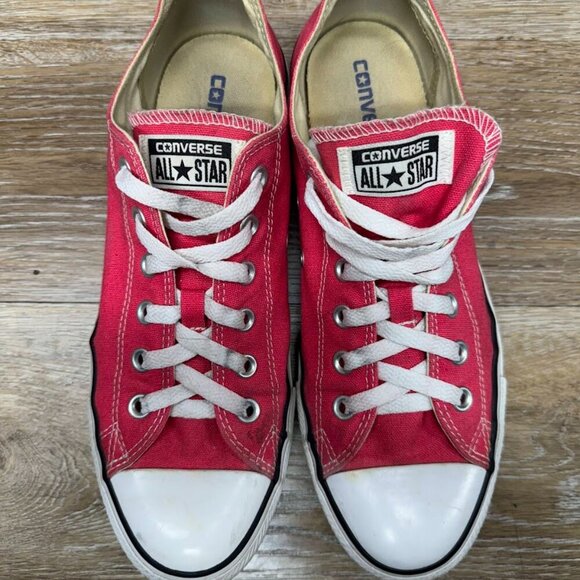 Converse Chuck Taylor All Star Ox Raspberry Canvas Sneakers Women's Size… - Picture 2 of 8